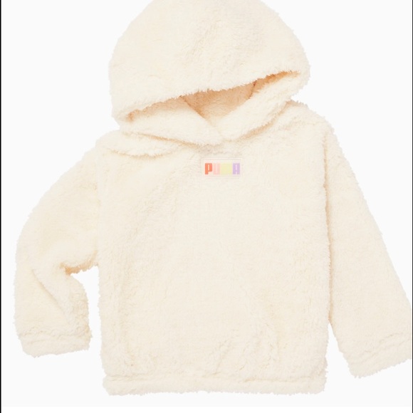 Puma Other - NWT Brand New White Puma Fleece Girl Hoodie size 6-xs